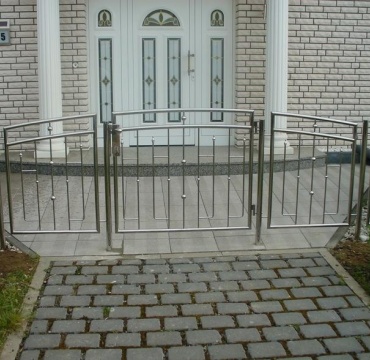 Brama metalowa - wzór